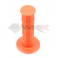 Piece Poign&eacute;es plastique soft grip ORANGE de Pit Bike et Dirt Bike