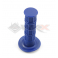 Piece Poign&eacute;es plastique soft grip BLEU de Pit Bike et Dirt Bike