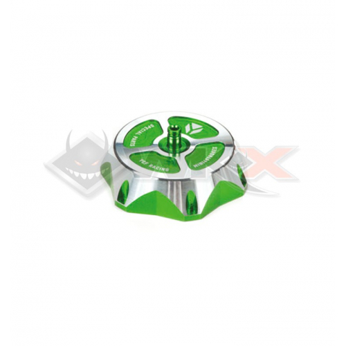 Piece Bouchon r&eacute;servoir YCF VERT de Pit Bike et Dirt Bike