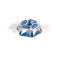Piece Bouchon r&eacute;servoir YCF BLEU de Pit Bike et Dirt Bike
