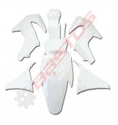 Piece Kit plastique MXF BLANC de Pit Bike et Dirt Bike