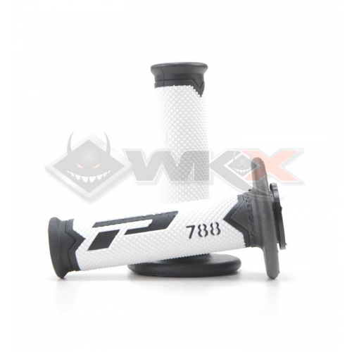 Piece Poign&eacute;es PROGRIP 788 NOIR / BLANC / GRIS de Pit Bike et Dirt Bike