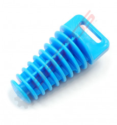 Piece Bouchon d'echappement BLEU de Pit Bike et Dirt Bike