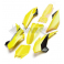 Piece Kit plastique YCF FACTORY JAUNE de Pit Bike et Dirt Bike