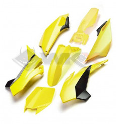 Piece Kit plastique YCF FACTORY JAUNE de Pit Bike et Dirt Bike