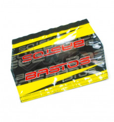 Piece Housse de guidon vintage BASTOS BIKE JAUNE &eacute;dition limit&eacute;e de Pit Bike et Dirt Bike
