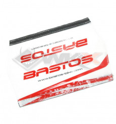 Piece Housse de guidon vintage BASTOS BIKE BLANC &eacute;dition limit&eacute;e de Pit Bike et Dirt Bike