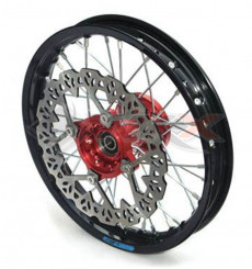 Piece Jante avant aluminium YCF 12' ROUGE de Pit Bike et Dirt Bike