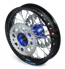 Piece Jante arrière aluminium YCF 12' BLEU de Pit Bike et Dirt Bike