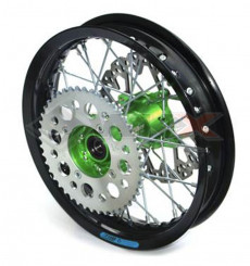 Piece Jante arrière aluminium YCF 12' VERT de Pit Bike et Dirt Bike