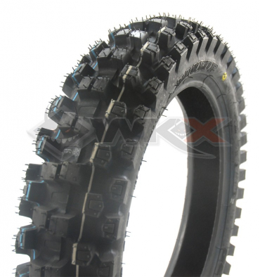 Piece Pneu arri&egrave;re DUNLOP GEOMAX MX53 - 80/100X12 de Pit Bike et Dirt Bike