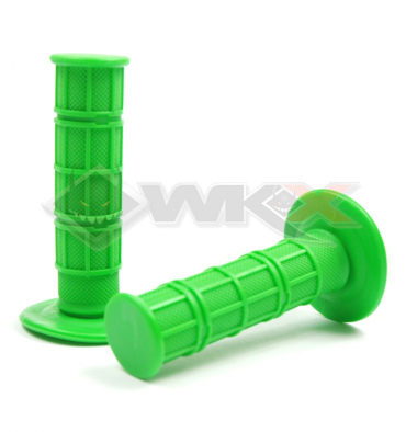 Piece Poign&eacute;es plastique soft grip VERT de Pit Bike et Dirt Bike