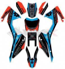 Piece Kit d&eacute;coration BASTOS BIKE BSC CRF110 &eacute;dition 2019 de Pit Bike et Dirt Bike