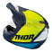 Piece Casque THOR Sector taille L JAUNE / BLEU de Pit Bike et Dirt Bike