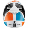 Piece Casque THOR Sector taille L BLANC / NOIR / ORANGE / BLEU de Pit Bike et Dirt Bike