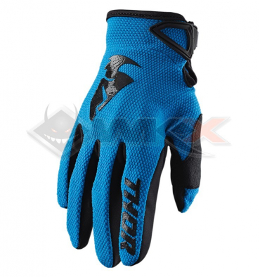 Piece Gants enfant THOR Sector taille Y2XS BLEU de Pit Bike et Dirt Bike