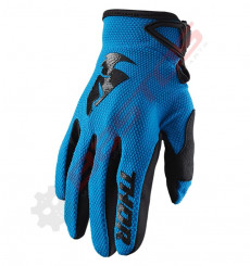 Piece Gants enfant THOR Sector taille YM BLEU de Pit Bike et Dirt Bike