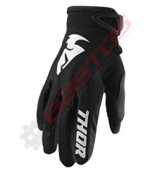 Piece Gants THOR Sector taille XL NOIR de Pit Bike et Dirt Bike