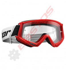 Piece Masque THOR Combat ROUGE de Pit Bike et Dirt Bike