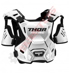 Piece Plastron enfant THOR Guardian taille 2XS/XS BLANC de Pit Bike et Dirt Bike