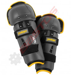 Piece Genouill&egrave;re THOR sector GP GRIS JAUNE de Pit Bike et Dirt Bike