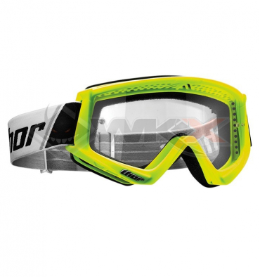 Piece Masque enfant THOR Combat JAUNE FLUO de Pit Bike et Dirt Bike