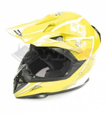 Piece Casque YEMA taille 2XL JAUNE de Pit Bike et Dirt Bike