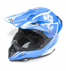 Piece Casque YEMA taille 2XL BLEU de Pit Bike et Dirt Bike