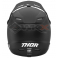 Piece Casque enfant THOR Sector Solid taille YL NOIR MAT de Pit Bike et Dirt Bike