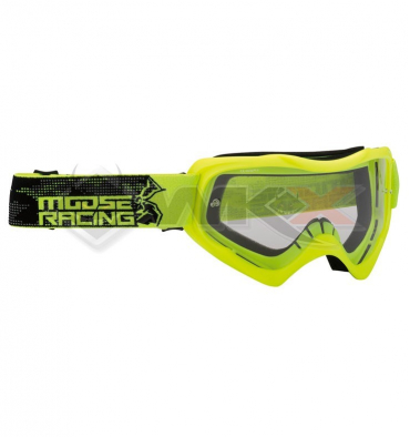 Piece Masque enfant MOOSE Qualifier Slash JAUNE de Pit Bike et Dirt Bike