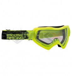 Piece Masque enfant MOOSE Qualifier Slash JAUNE de Pit Bike et Dirt Bike