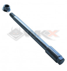 Piece Axe de roue avant 225mm &eacute;crou M14 YCF type MARZOCCHI de Pit Bike et Dirt Bike