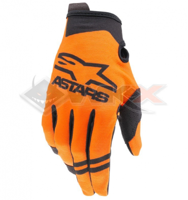 Piece Gants ALPINESTARS Radar taille M ORANGE de Pit Bike et Dirt Bike