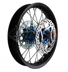 Piece Jante arrière aluminium YCF BIGY 1.85x14' BLEU de Pit Bike et Dirt Bike