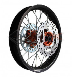 Piece Jante arrière aluminium YCF BIGY 1.85x14' ORANGE de Pit Bike et Dirt Bike