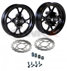 Piece Kit jantes à baton YCF supermotard 10' NOIR de Pit Bike et Dirt Bike