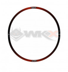 Piece Sticker de roue YCF SM 12' - 0,3 mm ORANGE de Pit Bike et Dirt Bike