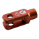 Piece Chape maitre cylindre arri&egrave;re EVO YCF FACTORY ORANGE de Pit Bike et Dirt Bike