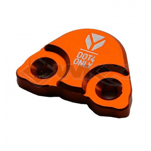 Piece Capot maitre cylindre arri&egrave;re EVO YCF FACTORY ORANGE de Pit Bike et Dirt Bike