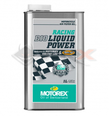 Piece Huile filtre à air MOTOREX Racing Liquid Bio Power 1L de Pit Bike et Dirt Bike
