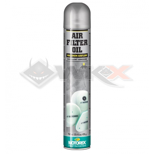 Piece Graisse de filtre &agrave; air MOTOREX Oil Spray 750ml de Pit Bike et Dirt Bike