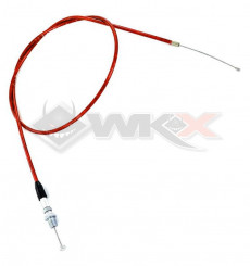 Piece C&acirc;ble d&rsquo;acc&eacute;l&eacute;rateur r&eacute;glable ROUGE de Pit Bike et Dirt Bike