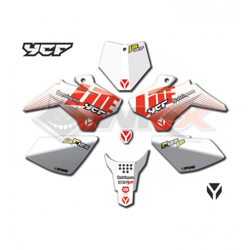 Piece Kit d&eacute;co complet YCF LITE 125 2021 de Pit Bike et Dirt Bike