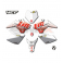 Piece Kit d&eacute;co complet YCF LITE 125 2021 de Pit Bike et Dirt Bike