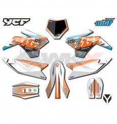 Piece Kit d&eacute;coration BIGY 125 MX YCF 2021 de Pit Bike et Dirt Bike
