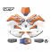 Piece Kit déco YCF Pilot F125 2021 de Pit Bike et Dirt Bike