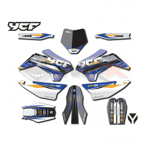 Piece Kit d&eacute;co YCF SP3  2021 de Pit Bike et Dirt Bike