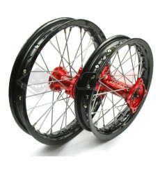 Piece Set de jantes STYX Racing arri&egrave;re 12' + avant 14' de Pit Bike et Dirt Bike
