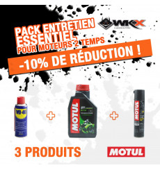 Piece Pack entretien ESSENTIEL moteurs 2 temps MOTUL de Pit Bike et Dirt Bike