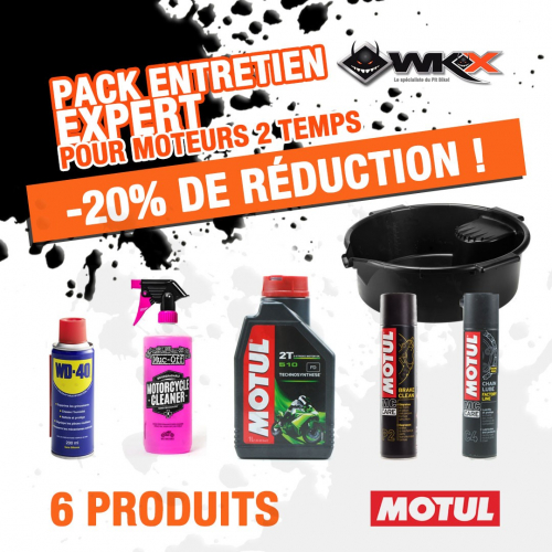 Piece Pack entretien EXPERT moteurs 2 temps MOTUL de Pit Bike et Dirt Bike